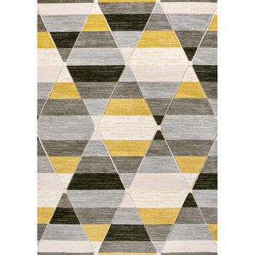 Kehoe Retro Diamonds Geometric Area Rug